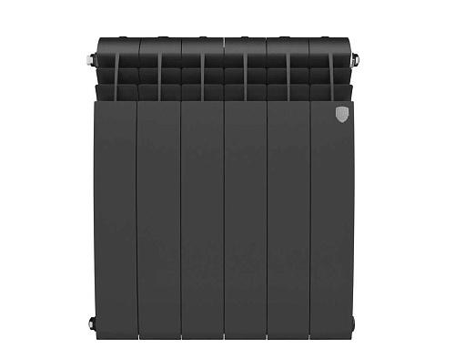 Радиатор биметаллический BiLiner B 500 6 секций Royal Thermo RTBB350006 черный купить