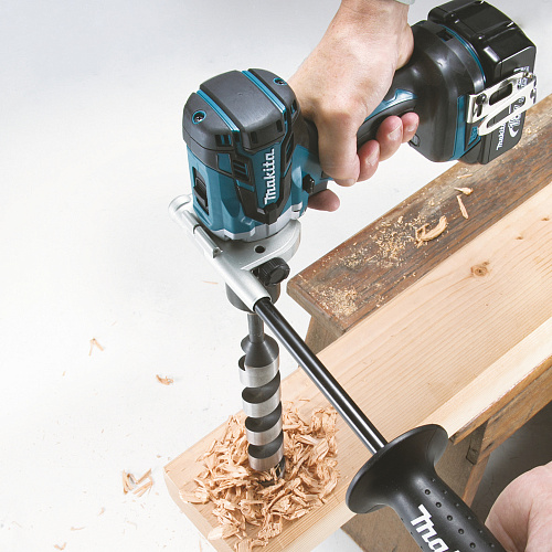 Дрель-шуруповерт аккумуляторная Makita DDF481RTE (бесщеточная) в кейсе с доп. рукояткой XRT 18В 115/60Нм 2акк*5.0а/ч купить