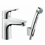 Смеситель HANSGROHE HG Focus E2 31927000 для раковины с гигиеническим душем Смеситель HANSGROHE HG Focus E2 31927000 для раковины с гигиеническим душем