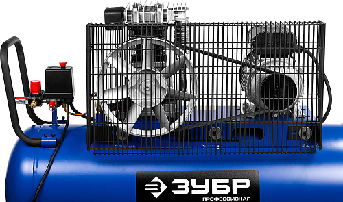 Компрессор ЗУБР ЗКПМ-440-100-Р-2.2 ременной 2.2кВт 440л/мин 100л 10бар купить