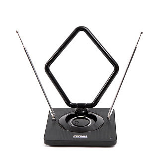 Антенна комнатная DVB-T и ДМВ+МВ активная с рег. сигнал SAI 975 усы 1м, кабель 3м купить