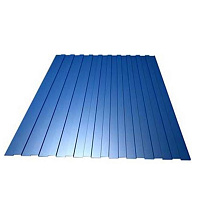 Профнастил C10, окрашенный, 1200*2000*0.4мм, RAL 5005, цвет синий Sokrof