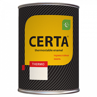 Эмаль термостойкая Церта антикоррозийная 650C серебристый - 0.8 кг купить