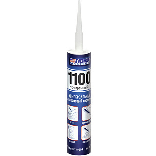 Герметик 1100 силиконовый прозрачный, ABRO Masters SS-1100-CL (0.28л) купить