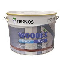 Антисептик для дерева Teknos Woodex Aqua Solid Белый (9л)