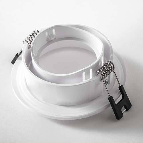 Рамка (светильник) для крепления LED источника света PVC PIANO ROUND LightStar 012916 белый купить