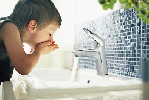 Смеситель Eurostyle для раковины цвет хром GROHE 23564003 купить
