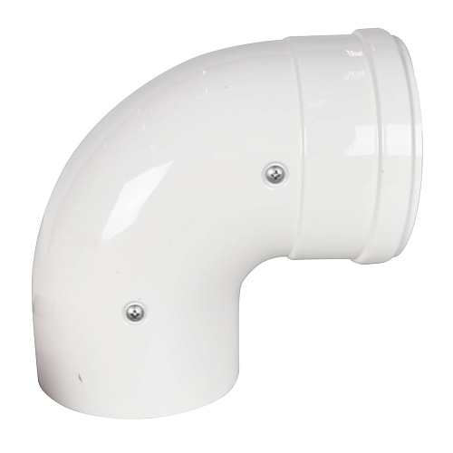 Отвод 90 конденсационный D60 п-м /100 п-м коаксиальный Rommer RCA-8610-010090 купить