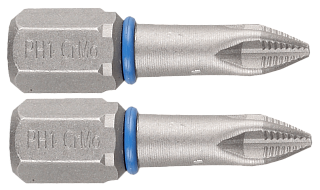 Бита Эксперт PH1*25мм торсионная кованая C1/4" магнит (2шт) Зубр 26011-1-25-2 купить