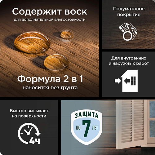 Пропитка-антисептик Omnitex by Pinotex Universal 2в1 Палисандр 50035510 (9л) купить