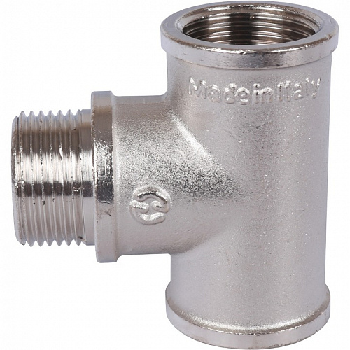 Тройник ВНВ никелированный латунь 3/4"*3/4"*3/4" купить