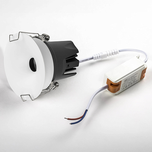 Светильник светодиодный встраиваемый SPIRA LED 7W 490LM 24G 3000K LightStar 074136 белый купить
