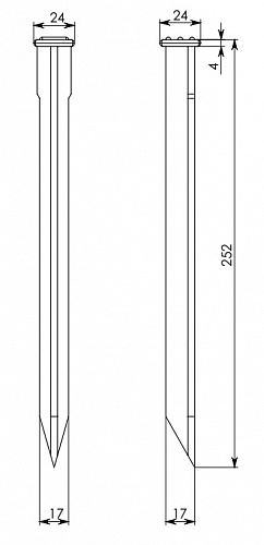 Якорь крепящий Gidrolica Line КЯ-Б для бордюра Б-300.8,5.4.5 7315 купить