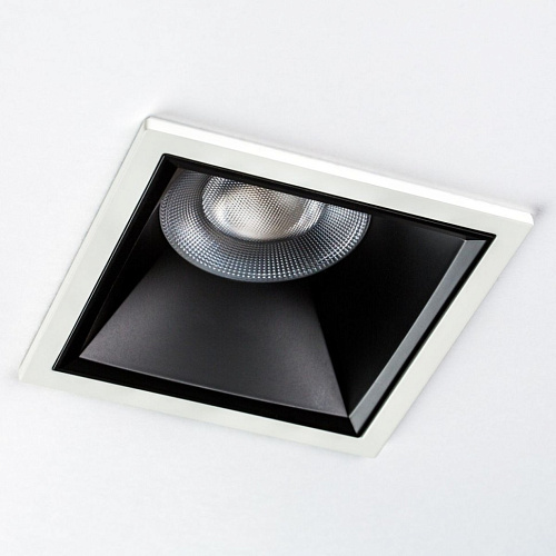 Светильник CICLONE QUAD 12W LED 923LM 60G 3000K IP65 белый/черный LightStar 385437 купить