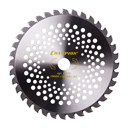 Диск Champion для бензокос 230*25.4*36 тв.сплав Speed C5172 купить