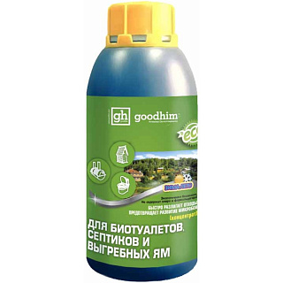 Средство GOODHIM Универсал для биотуалетов, септиков и выгребных ям 30882 (0.5л) купить