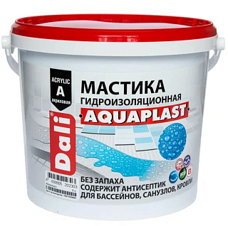 Мастика Aquaplast универсальная акриловая голубой Dali (5л) купить