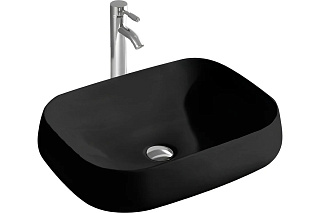 Раковина для установки на столешницу 560*420*140 матовый черный Aquatek AQ5526-MB купить