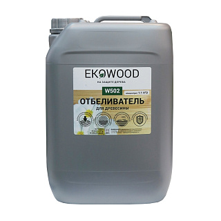 Отбеливатель для древесины EKOWOOD W502 концентрат 1:1 10л купить