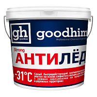 Реагент антигололедный (сухой) goodhim Strong Auto с гранитной крошкой (2.35кг)