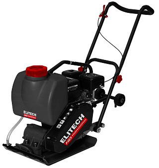 Виброплита ELITECH HD VTP  60T (бензин)с баком для воды 10л 6.5лс 450м2/ч/200мм 500х375мм 60кг купить