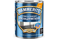 Грунт-эмаль по ржавчине 3в1 Хаммерайт гладкая RAL9005 черный 5810926 (2л)
