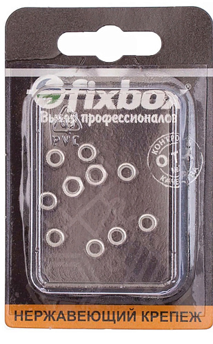 Гайка самоконтрящаяся DIN 985 М4 10шт Fixbox 550730 купить