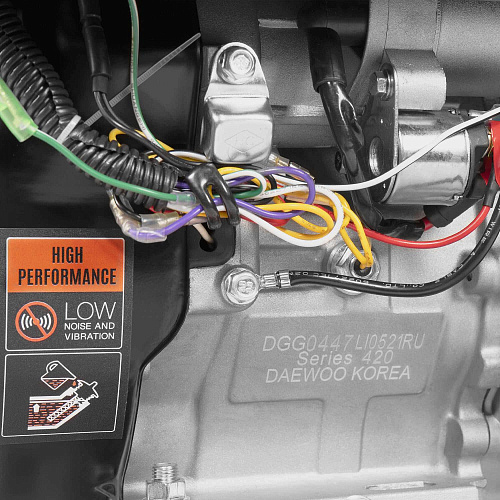Генератор DAEWOO GDA 7500E-3 бензиновый  эл.запуск 6.5/6.0кВт 220В/380В бак 25л купить