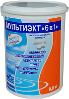 Средство для комплексной обработки воды Мультиэкт 6 в 1 0.8кг Маркопул Кемиклс