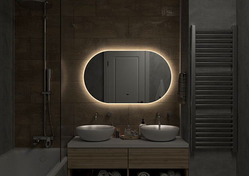 Зеркало Континент Fleur 120*70см LED подсветка, бесконтактный сенсор ЗЛП331 купить