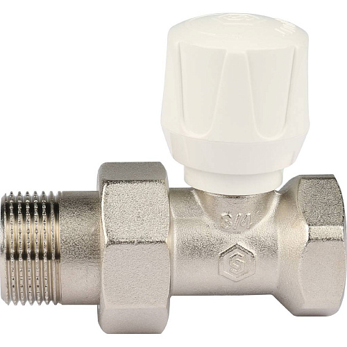 Клапан для радиатора ручной прямой 3/4" STOUT SVR-2122-000020 купить