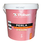 Краска фасадная силиконовая PERLA SILIKONLU DIS CEPHE гладкая белая база Polisan 37800012200 (15л)