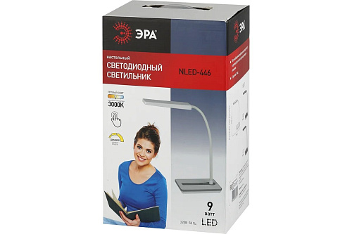 Светильник настольный NLED-446-9W-BK  черный ЭРА 1882259 купить