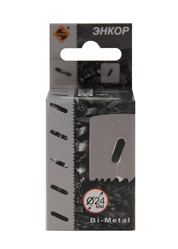 Коронка биметаллическая Энкор Bi-Metal M3 24 мм 24124 купить