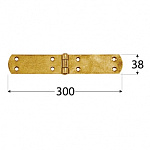 Петля французская DMX 300*38мм Петля французская DMX 300*38мм