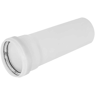 Удлинитель дымохода конденсационный D80 п-м L250 мм Rommer RCA-0808-00000250 купить