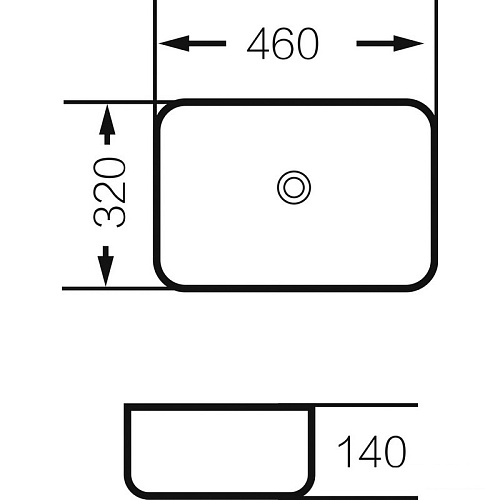 Раковина Grossman GR-4041BW черный, белый 460*320*140мм Grossman GR-4041BW купить