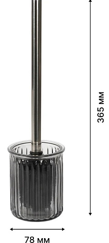 Ершик напольный SMOKY TOPAZ стекло FORA FOR-GLASS-ST025 купить