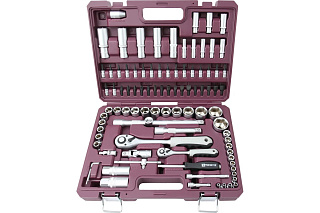 Набор инструмента универсальный 1/4", 1/2"DR  94 предмета THORVIK TS094/054009 купить