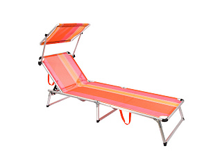Шезлонг ORANGE 4 положений 189x59x28 см 61188 купить