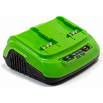 Зарядное устройство Greenworks G40UC8 (на 2 аккумулятора) 40В 8.0А (2938807) Зарядное устройство Greenworks G40UC8 (на 2 аккумулятора) 40В 8.0А (2938807)