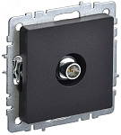 Розетка TV оконечная BRITE РTВ11-0-БрЧ черная IEK 2452710 Розетка TV оконечная BRITE РTВ11-0-БрЧ черная IEK 2452710