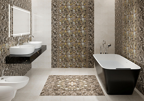 Бордюр Ingir 5*44 см цвет коричневый, Cersanit IO1J111 купить