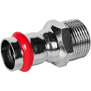 Переходник ВПр-НР 22*1 прессовой из нержавеющей стали Rommer RSS-1021-000221 купить