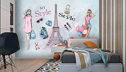 Фотообои Парижский шик песок 3*2.4м DesignStudio 3D PD-025 купить