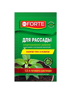 Удобрение минеральное жидкое КРАСОТА для рассады Bona Forte BF2401019110мл  купить