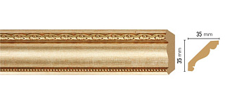Лепнина Decor Dizayn Карниз малый 35*35*2400мм  (155S-933) купить