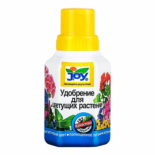 Жидкое удобрение "Для цветущих растений" 0.25л Joy купить