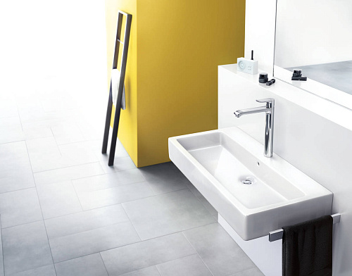 Смеситель HANSGROHE Metris 31082000 для раковины с высоким изливом хром купить