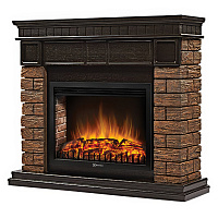 Портал для очага Firelight Bricks Wood 30 коричневый/темный дуб